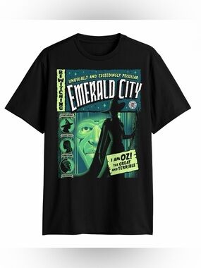 NWT - Wicked, Wizard of Oz, Emerald City Graphic Tee